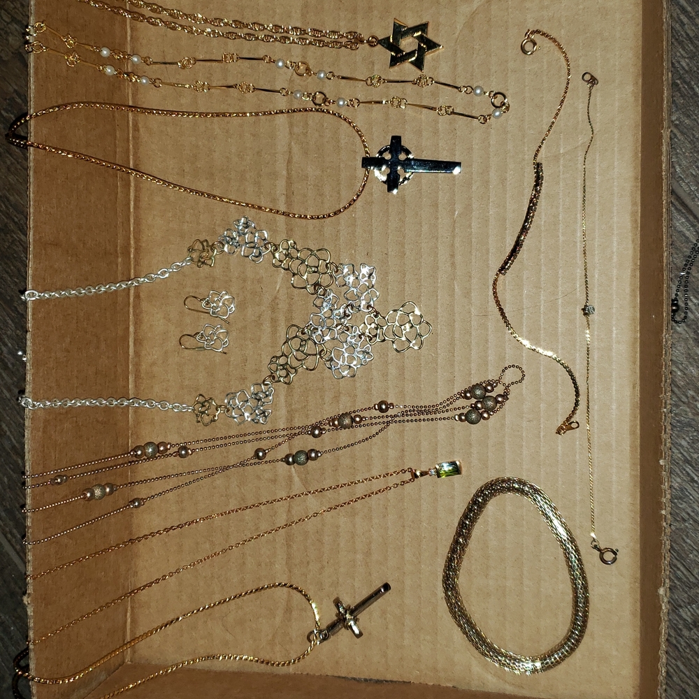 Gold and Silver color Jewelry #DDD